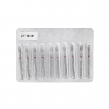 Bit (Cap) Freza Unghii Diamantat 257-030R, Flacara, Rosu