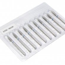 Bit (Cap) Freza Unghii Diamantat 243L-023B, Flacara, Albastru