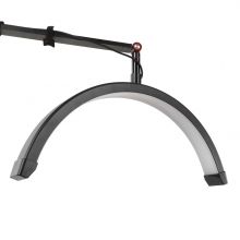 Lampa Led Semiluna cu Picior Fix, Reglarea Intesitatii si Suport pentru Telefon, 16 Inch