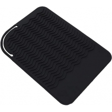 Suport Termic din Silicon pentru Placa de Par/Ondulator Negru