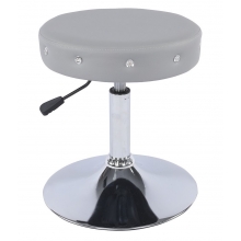 Scaun Taburet Safir Crystal din Piele Ecologica, Reglabil pe Inaltime