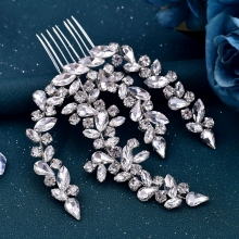 Accesoriu de Par Stil Pieptene Opulent Crystal