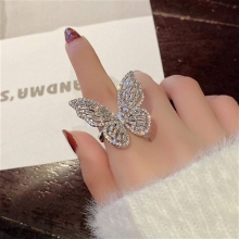 Inel pentru Poze Reglabil Butterfly