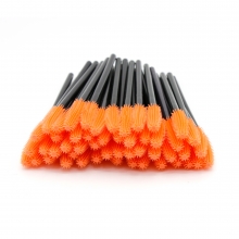 Perii pentru Extensii Gene de Cauciuc, Set 50 Buc - Coral