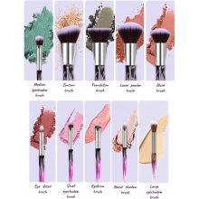 Pensule Machiaj Profesionale Elegance, Set 10