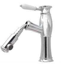Baterie cu Dus Retractabil pentru Scafa Coafor/Frizerie, Retro Design