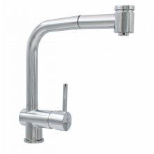 Baterie cu Dus Retractabil pentru Scafa Coafor/Frizerie Cromat