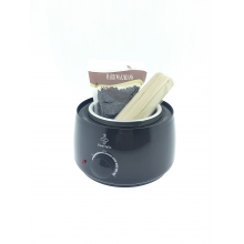 Kit Epilare cu Ceara Granule BeeNails, Incalzitor de Ceara Neagara, Ceara 100g, 10 Spatule