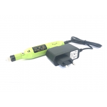 Freza Electrica Yb-26, Pila Electrica Manichiura, 15 W, 1000 Rpm, Verde