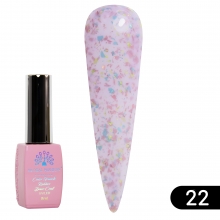 Baza Foil, Baza Cauciucata Pentru Unghii, Global Fashion, 8 ml, 22