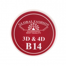 Gel Plastilina 4D Global Fashion, Rosu 7g, B14
