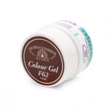 Gel Color Unghii, Vopsea de Arta Global Fashion, Seria Rose Red F62, 5g