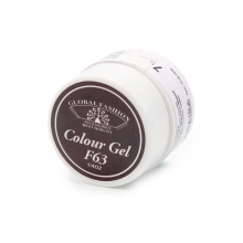 Gel Color Unghii, Vopsea de Arta Global Fashion, Seria Rose Red F63, 5g