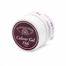 Gel Color Unghii, Vopsea de Arta Global Fashion, Seria Rose Red F66, 5g