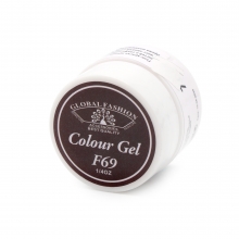 Gel Color Unghii, Vopsea de Arta Global Fashion, Seria Rose Red F69, 5g