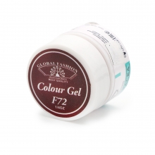 Gel Color Unghii, Vopsea de Arta Global Fashion, Seria Noble Purple F72, 5g