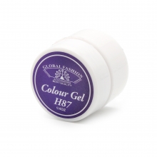 Gel Color Unghii, Vopsea de Arta Global Fashion, Seria Noble Purple H87, 5g