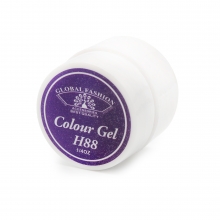 Gel Color Unghii, Vopsea de Arta Global Fashion, Seria Noble Purple H88, 5g