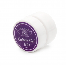 Gel Color Unghii, Vopsea de Arta Global Fashion, Seria Noble Purple H91, 5g