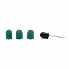 Suport + 3 Smirghel 10 x 15 mm - 100 Set, Green