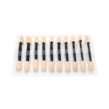 Set 10 aplicatoare fard de pleoape Global Fashion - Black