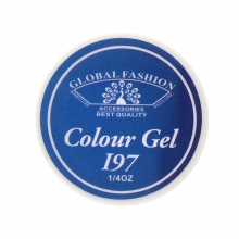 Gel Color Unghii, Vopsea de Arta Global Fashion, Seria Royal Blue I97, 5g