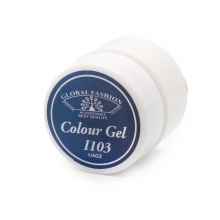 Gel Color Unghii, Vopsea de Arta Global Fashion, Seria Royal Blue I103, 5g