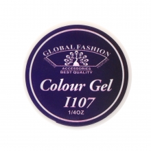 Gel Color Unghii, Vopsea de Arta Global Fashion, Seria Royal Blue I107, 5g