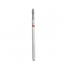 Bit (Cap) Freza Unghii pentru Cuticula, Flacara, Briu Rosu 257-023R