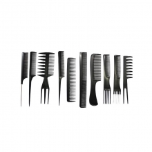 Cap Manechin cu Par Blond 50% Natural 50 cm + Suport Prindere si Set 10 Piepteni pentru Coafat sau Tuns