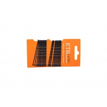 Agrafe Par Negru ETB Hair 7 cm 24 buc