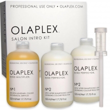 Intro Kit Olaplex Salon, 1 x Bond Multiplier 525 ml, 2 x Bond Perfecter 525 ml, 1 x Aplicator
