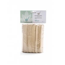 Spatula Lemn Mare ItalWax Set 100 buc