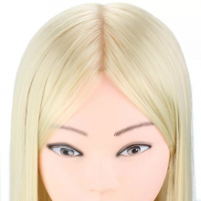 Cap de Papusa pentru Coafat - Par Blond 50% Natural, 55 cm CPB50N-ORJ - 1