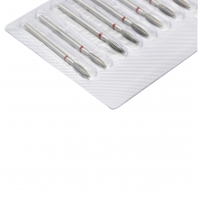 Bit (Cap) Diamantat pentru Freza, Flacara Rosu, 243L/025R