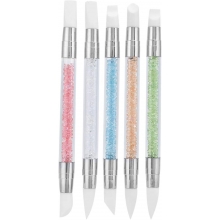 Pensule Unghii din Silicon, Set 5 buc
