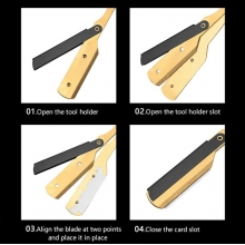 Brici Barbierit Gold Black