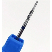 Bit (Cap) Freza Conic, Rotunjit pentru Underrefill din Carbid, Albastru