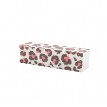 Buffer Unghii cu Imprimeu Leopard - Pink