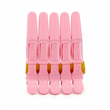 Clipsuri pentru Par din Plastic, Set 5, Roz