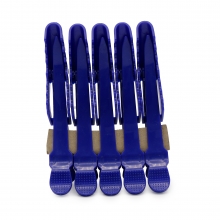 Clipsuri pentru Par din Plastic, Set 5, Albastru