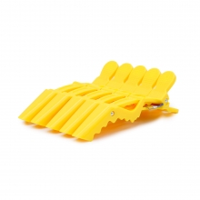 Clipsuri pentru Par din Plastic, Set 5, Galben