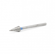 Bit (Cap) Freza Diamant pentru Cuticule, Conic 857/055, Albastru