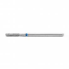 Bit (Cap) Freza Diamantat pentru Cuticule, Cilindru Rotunjit 880/023B - Albastru