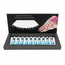Set 12 Gel Vopsea in Tub, Global Fashion, D02, 5g, Negru