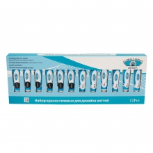 Set Gel Vopsea in Tub, 12 buc x 5 g, Culoarea Neagra si Alba