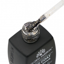 Top Coat Foil Gold Silver, Global Fashion,  Top / Finish, fara Strat Lipicios, 12 ml