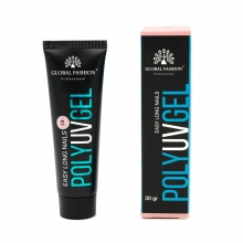 Polygel Constructie Unghii Global Fashion 30g, Roz 10