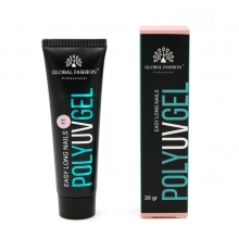 Polygel Constructie Unghii Global Fashion 30g, Roz 11