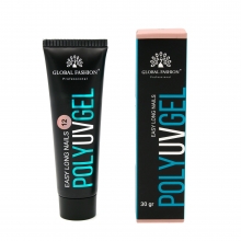 Polygel Constructie Unghii Global Fashion 30g, Bej 12